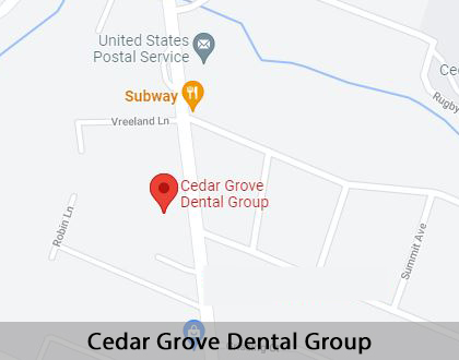 Map image for What to Expect When Getting Dentures in Cedar Grove, NJ